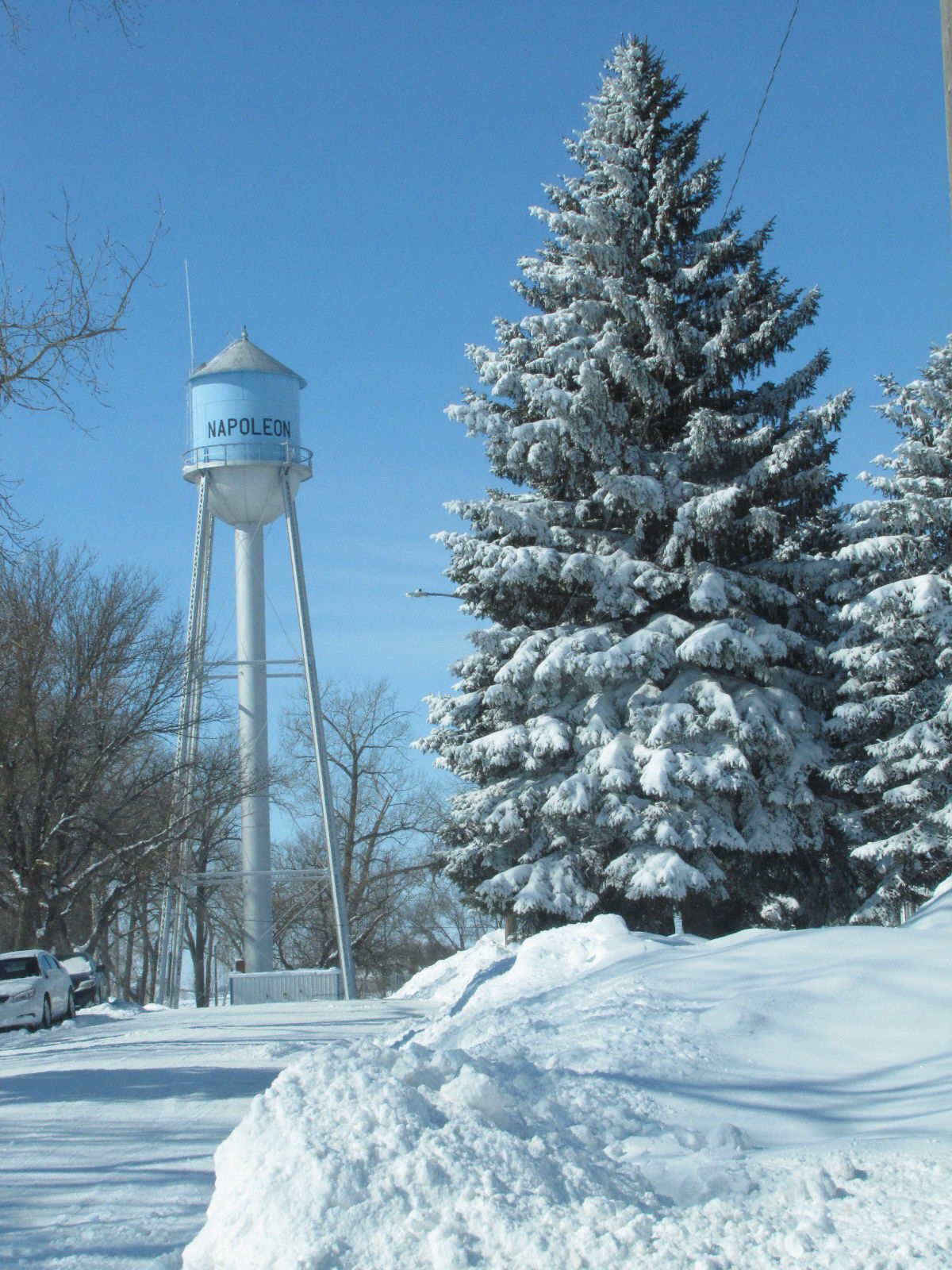 March 2019 snow in Napoleon
